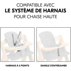 Coussin d'assise pour chaise haute dark grey
