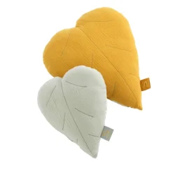 Coussin déco bébé jaune topaze promenons nous