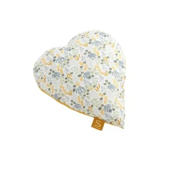 Coussin déco bébé jaune topaze promenons nous