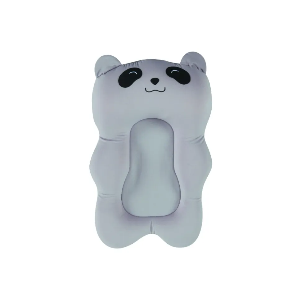 Coussin de bain panda gris