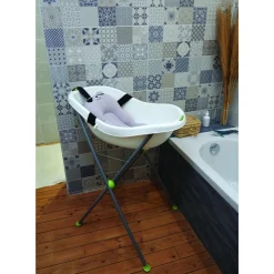 Coussin de bain panda gris