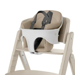 Coussin de chaise haute click & fold almond beige