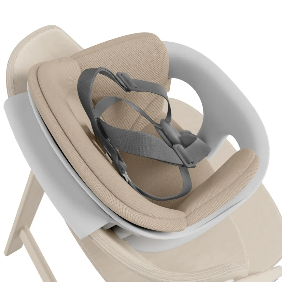 Coussin de chaise haute click & fold almond beige