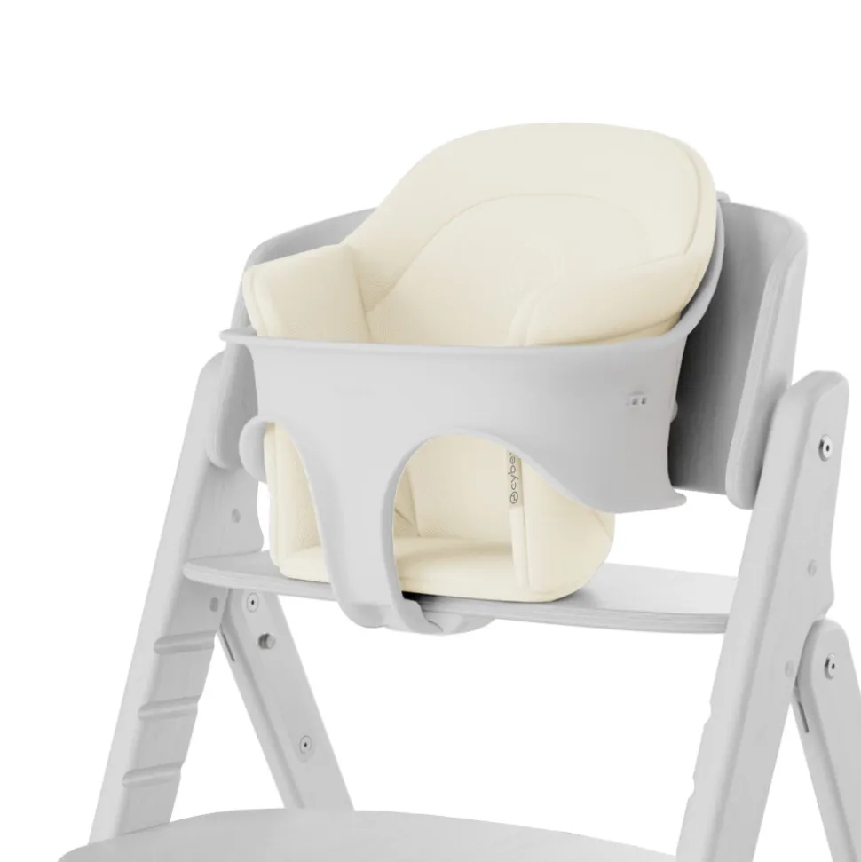 Coussin de chaise haute click & fold canvas white