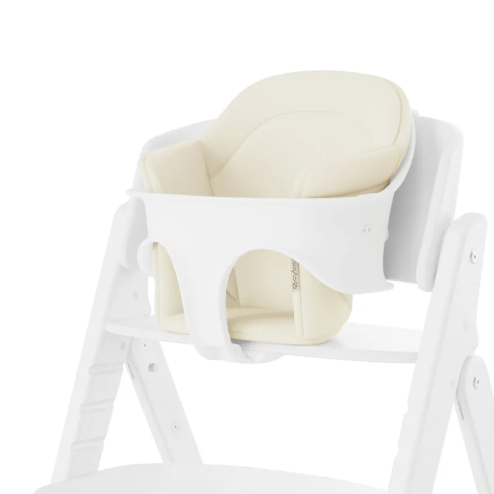 Coussin de chaise haute click & fold canvas white