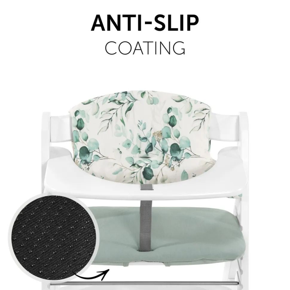 Coussin de chaise haute select jersey leaves mint