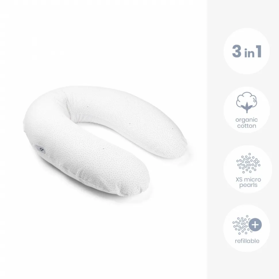 Coussin de maternité buddy allaitement silver dots