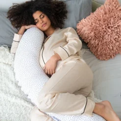 Coussin de maternité buddy allaitement risotto taupe