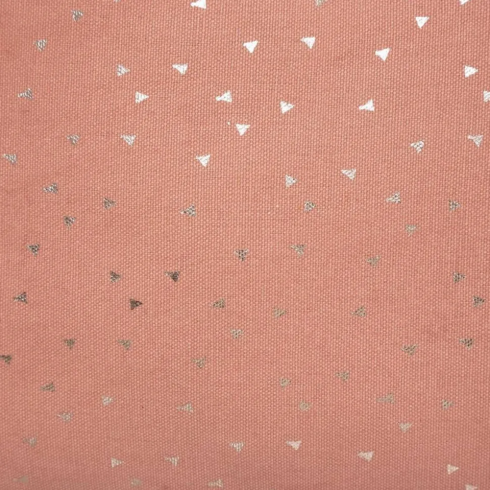 Coussin enfant oya étoile rose terracotta