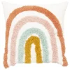 Coussin enfant 38x38 cm arc-en-ciel