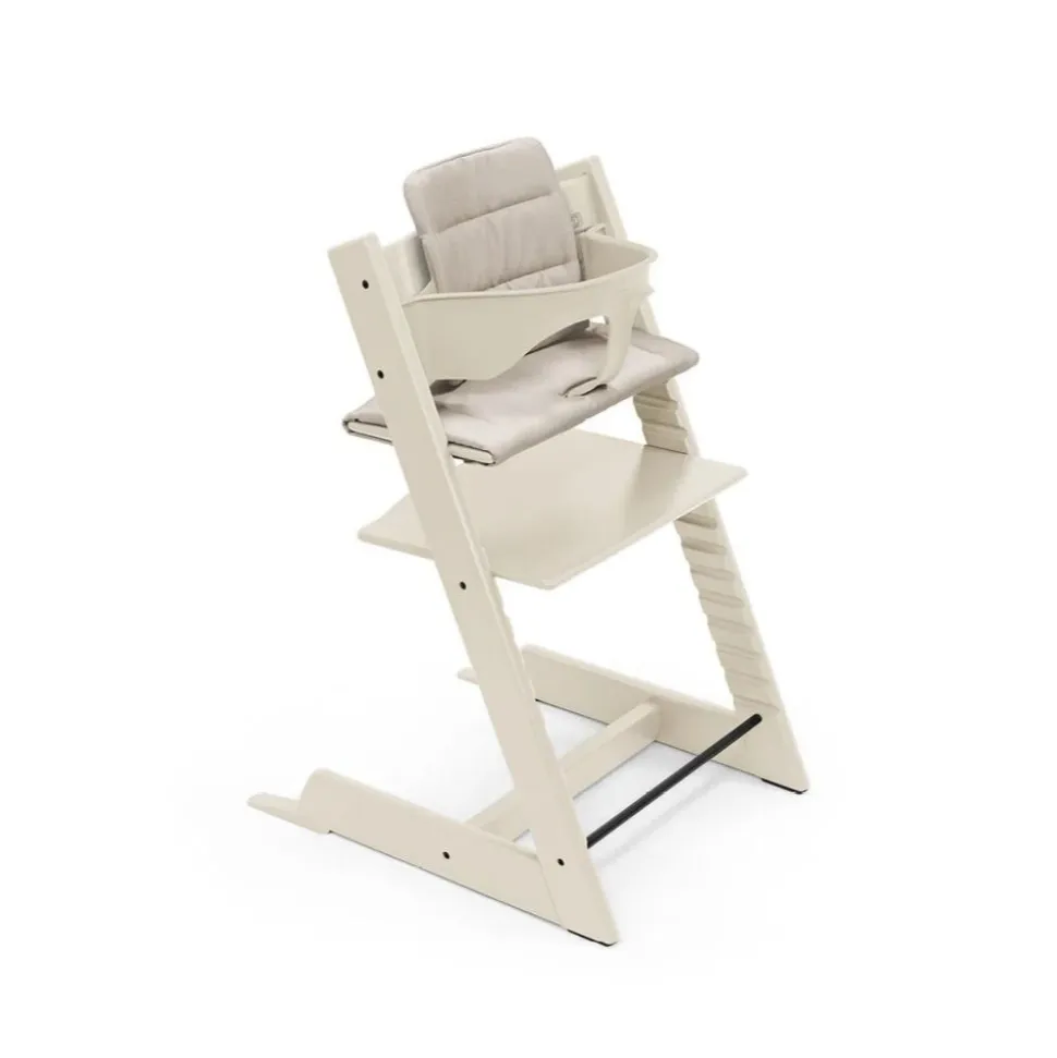 Coussin pour chaise haute tripp trapp beige