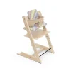 Coussin pour chaise haute tripp trapp rayures pastel