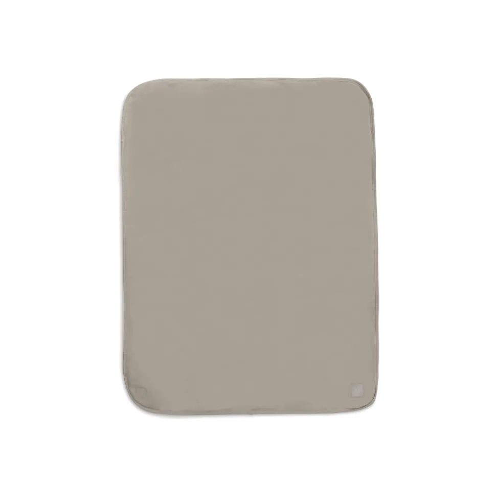 Couverture bébé chaude 100 x 150 cm basic jersey sherpa warm sand