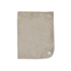 Couverture bébé chaude 100 x 150 cm basic jersey sherpa warm sand
