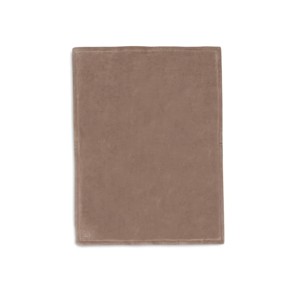 Couverture bébé chaude 100 x 150 cm box knit velvet milky coffee