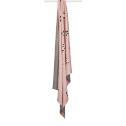 Couverture bébé en maille 80x100cm rose panda chao chao