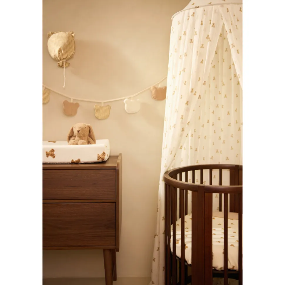 Couverture bébé little waffle 75x100 cm mini teddy bear