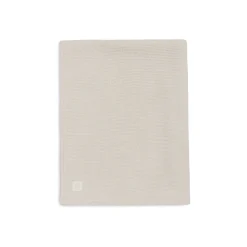 Couverture bébé tricot 100 x 150 cm basic knit velvet oatmeal