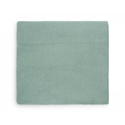 Couverture bébé tricot 75x100 cm forest green