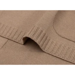 Couverture bébé tricot 100 x 150 cm miffy biscuit