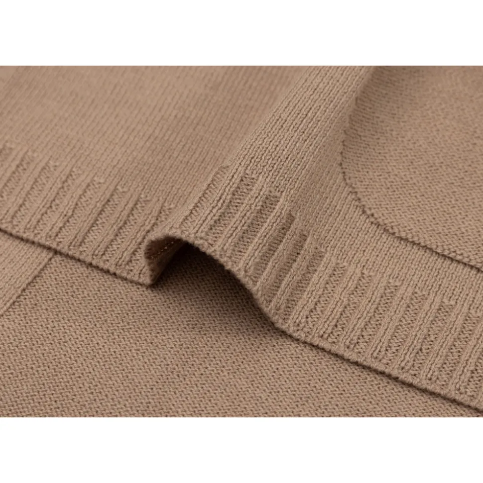 Couverture bébé tricot 100 x 150 cm miffy biscuit
