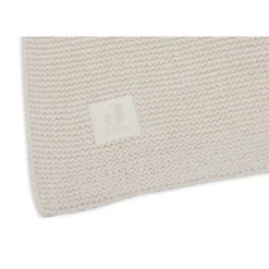 Couverture bébé tricot 100 x 150 cm oatmeal