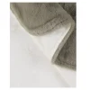 Couverture bébé 140x200cm fausse fourrure kaki mix & match