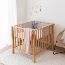 Couverture bébé 75 x 100 cm softy blush