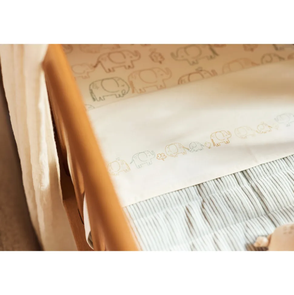 Couverture bébé 75 x 100 cm velvet rib sea green