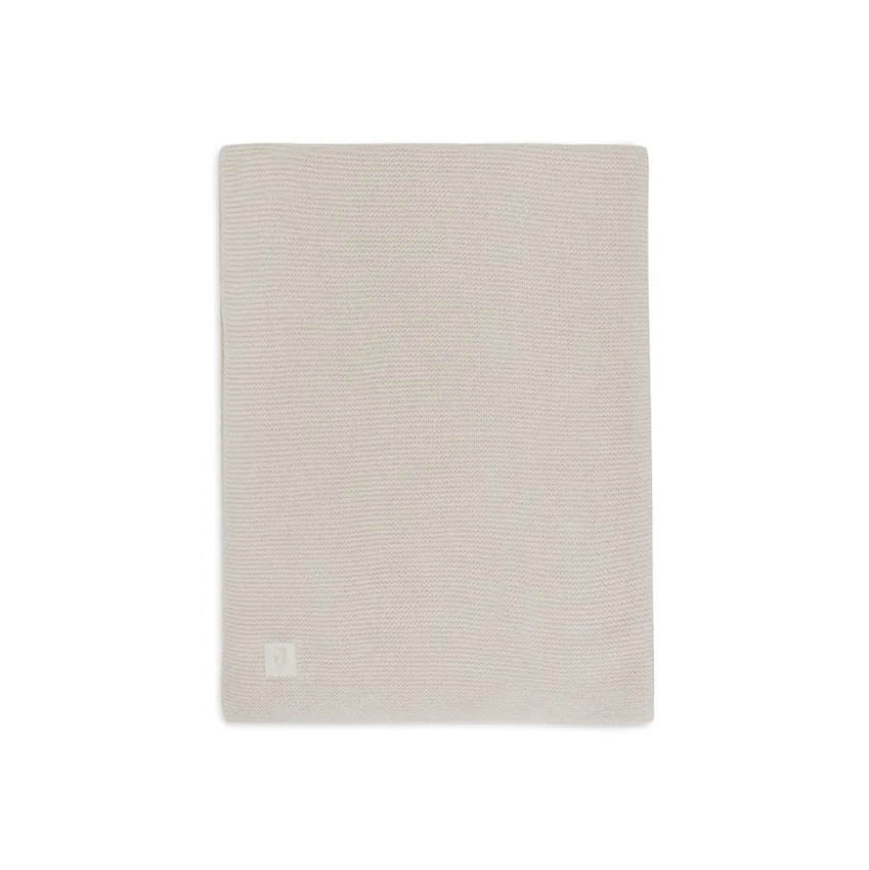 Couverture berceau 75 x 100 cm basic knit oatmeal