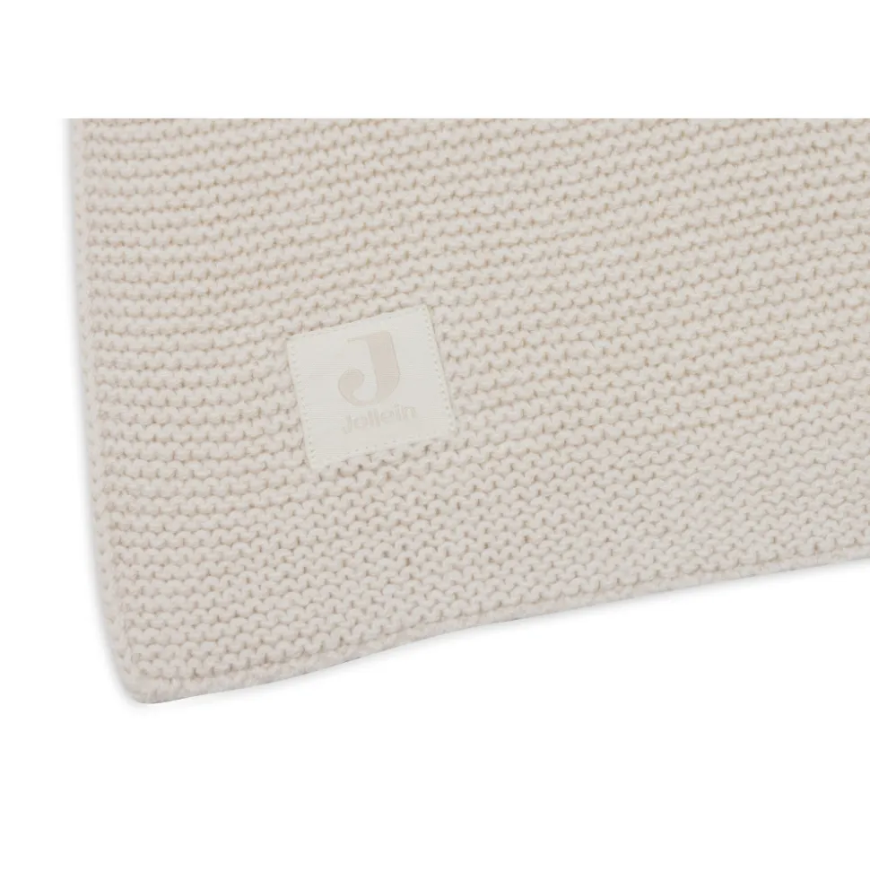 Couverture berceau 75 x 100 cm basic knit oatmeal