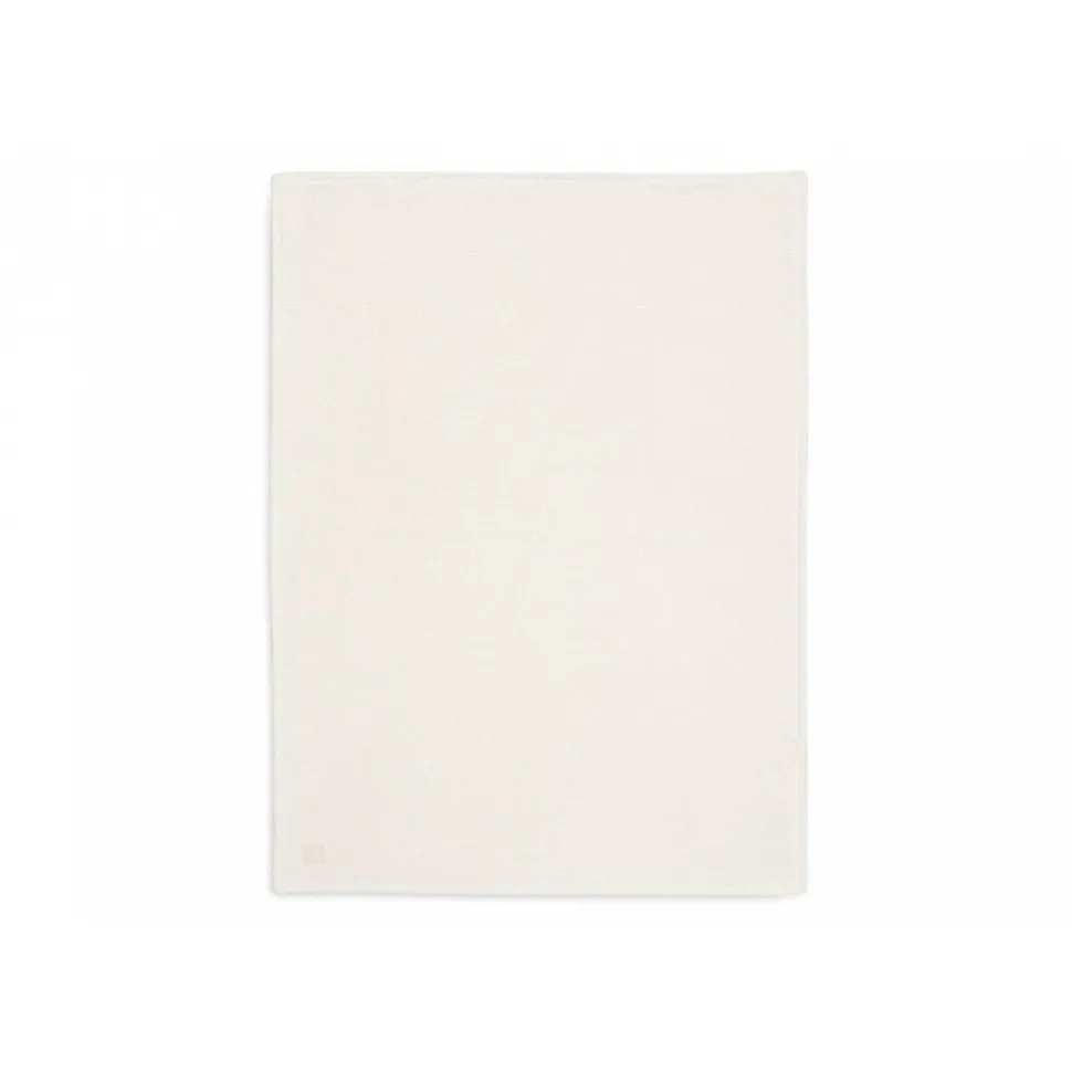 Couverture berceau 75 x 100 cm basic knit velvet ivoire