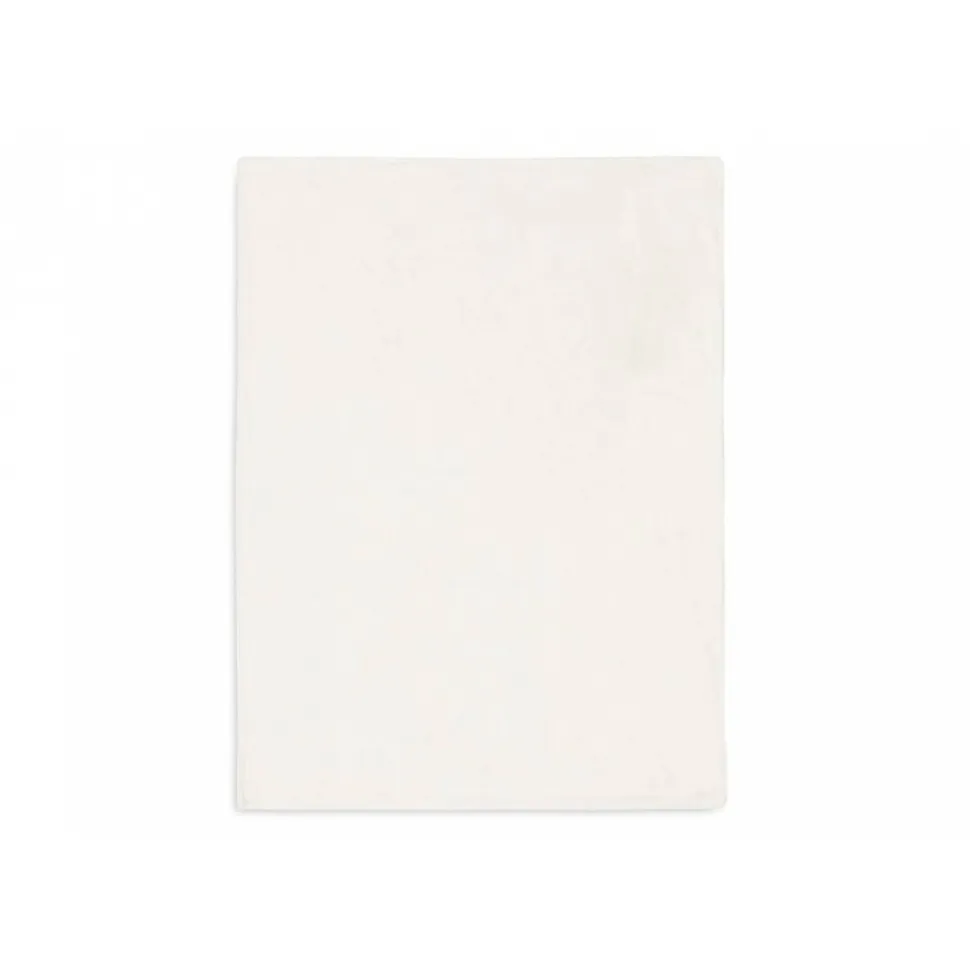 Couverture berceau 75 x 100 cm basic knit velvet ivoire