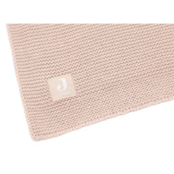 Couverture berceau 75 x 100 cm basic knit rose