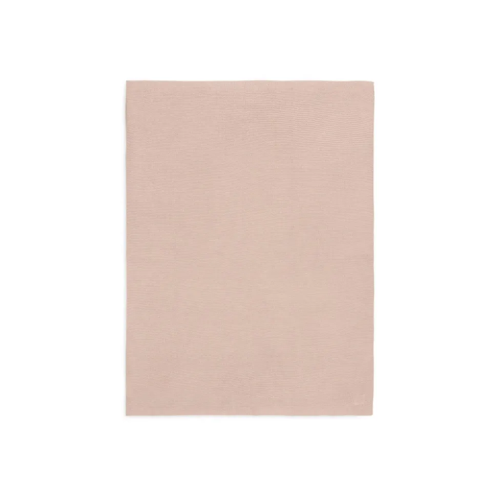 Couverture berceau 75 x 100 cm basic knit rose
