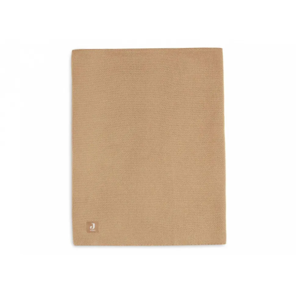 Couverture berceau 75 x 100 cm basic knit biscuit
