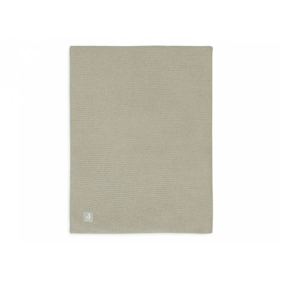 Couverture berceau 75 x 100 cm basic knit olive