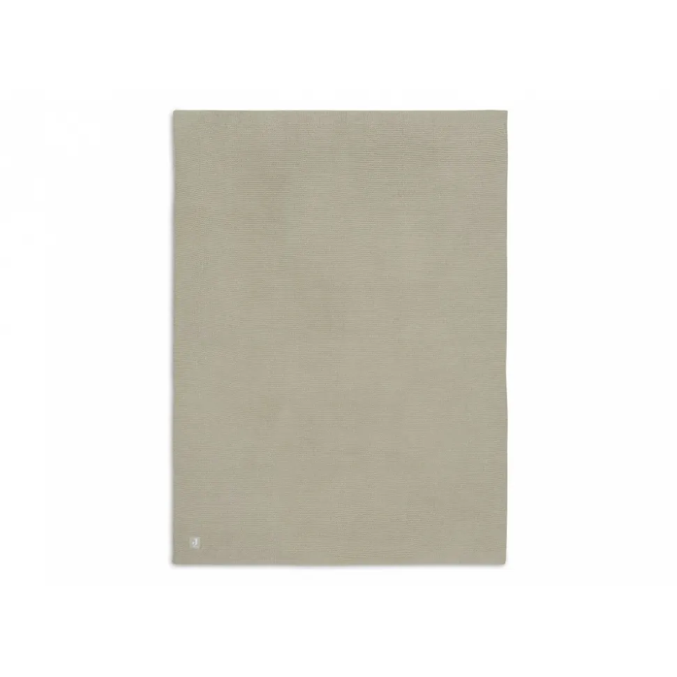 Couverture berceau 75 x 100 cm basic knit olive