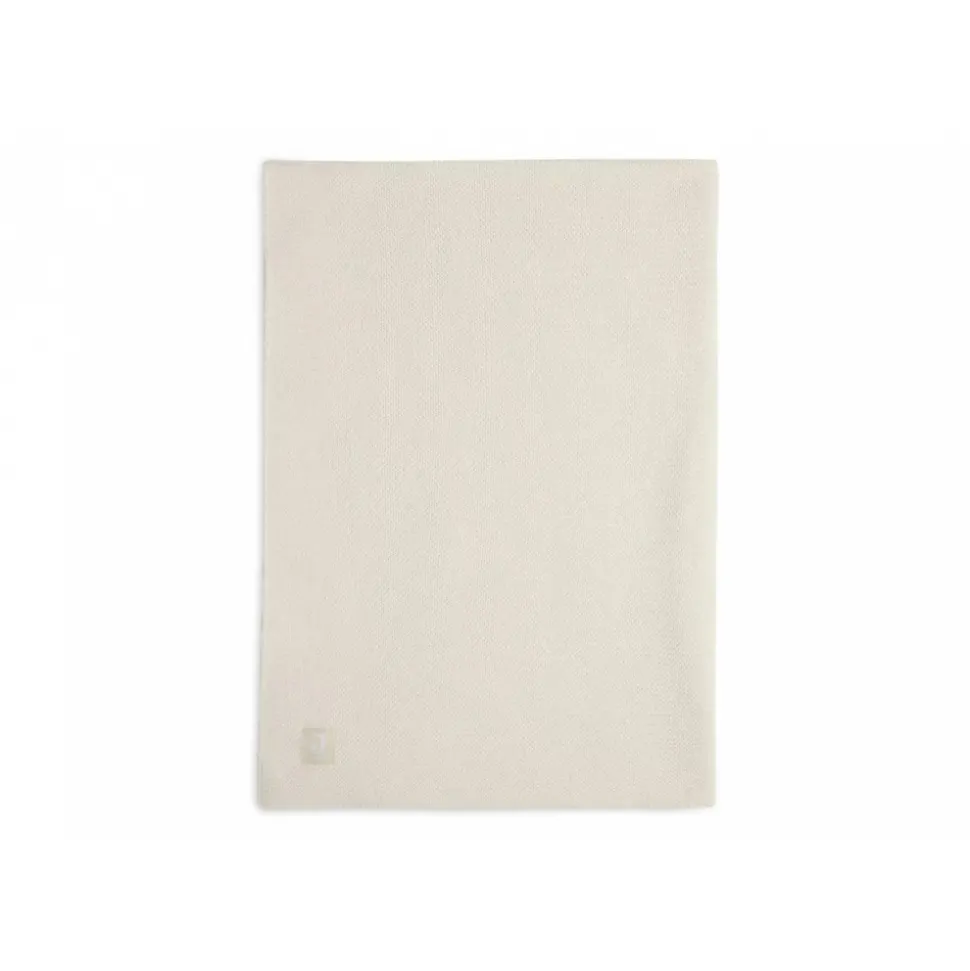 Couverture berceau 75 x 100 cm basic knit ivory