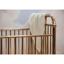 Couverture berceau 75 x 100 cm basic knit ivory