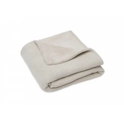 Couverture berceau 75 x 100 cm basic knit velvet nougat