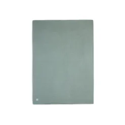 Couverture berceau 75 x 100 cm basic knit velvet forest green