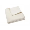 Couverture berceau 75x100 cm cosy knit ivoire & velvet