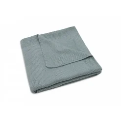 Couverture berceau 75x100 cm cosy knit sea green