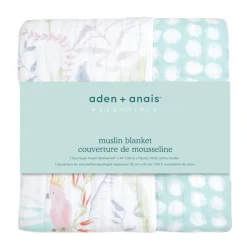 Couverture en mousseline de coton tropicalia
