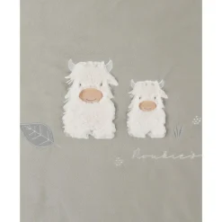 Couverture kendi 100x140 cm en veloudoux fluffy