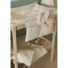 Couverture luxe microfibre avec fausse fourrure 70 x 100 cm jardin enchanté