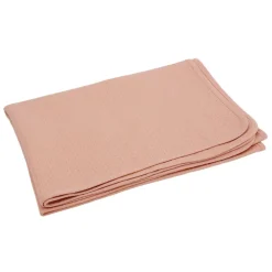 Couverture matelassé 75 x 100 cm - rose