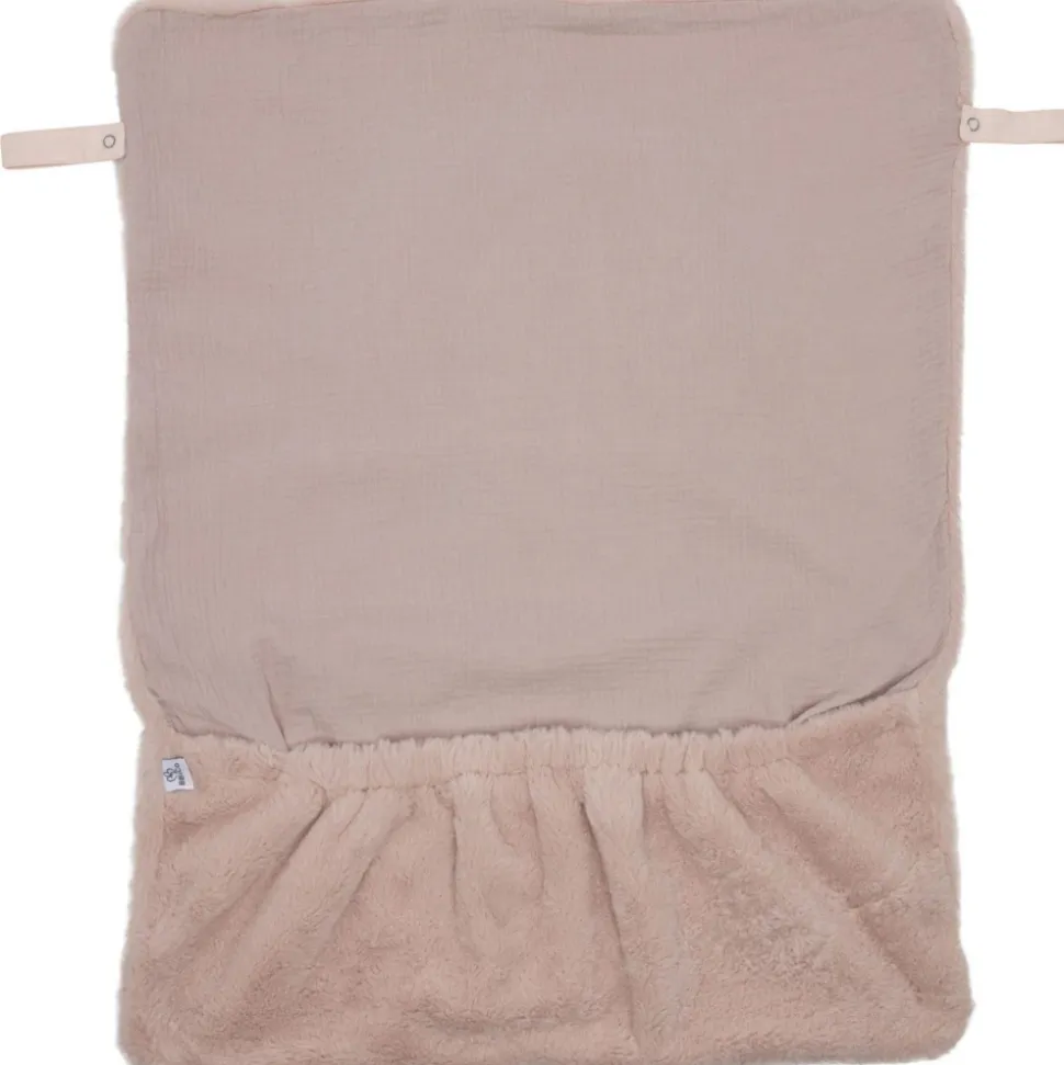 Couverture nomade fausse fourrure angora - pétale
