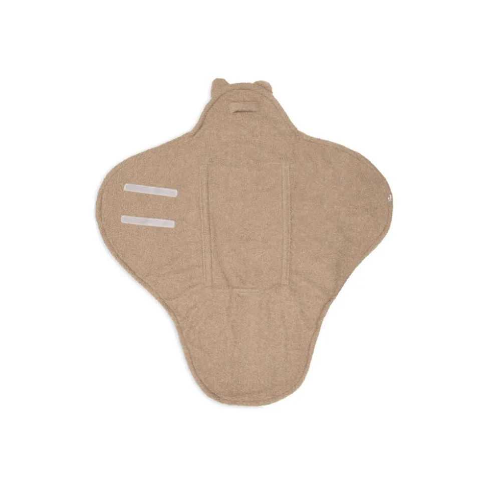 Couverture portefeuille bear bouclette biscuit
